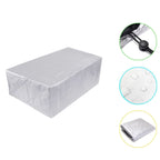 outdoor furniture cover set in silver