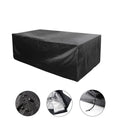 outdoor furniture cover set in black