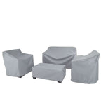 outdoor furniture cover set in silver