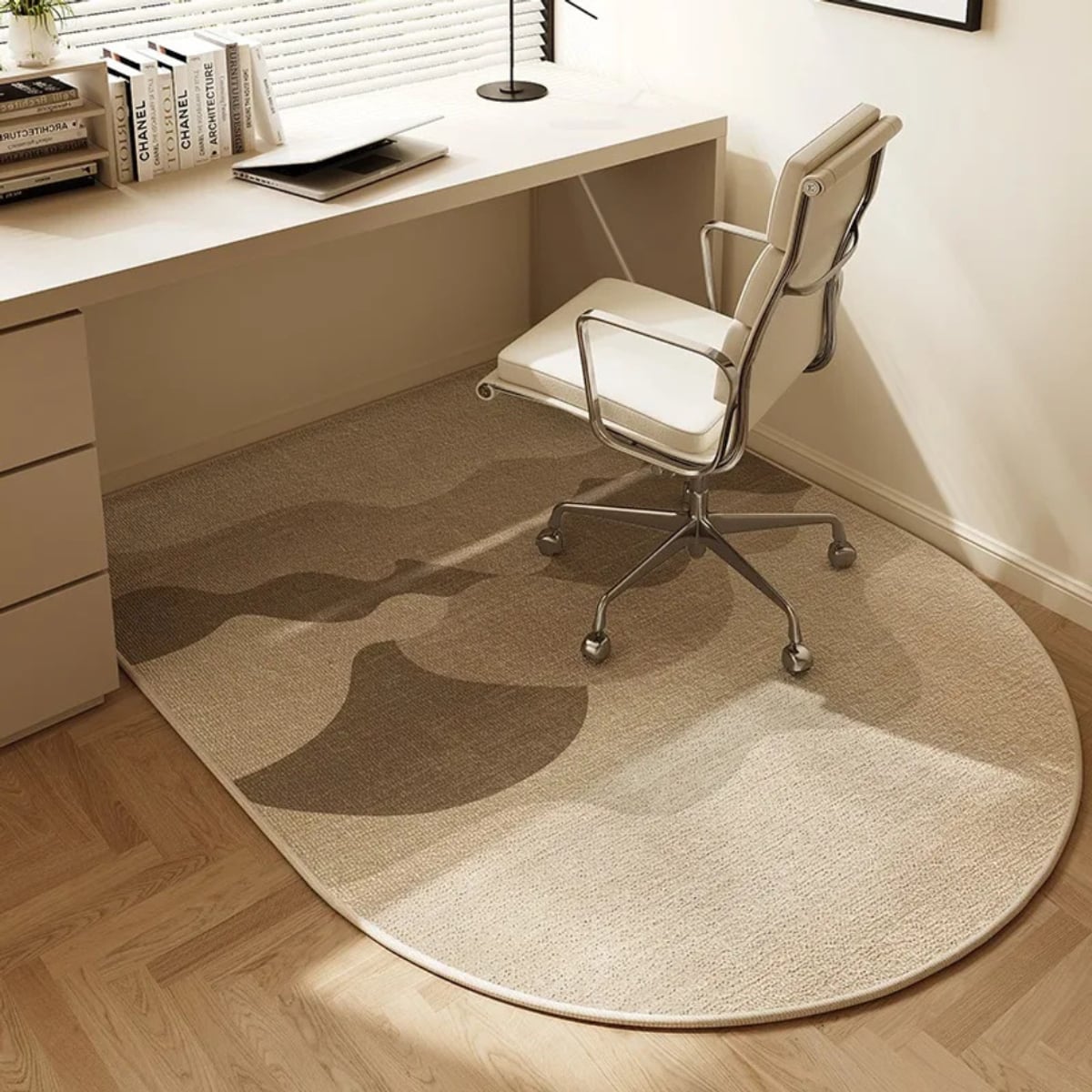 oval office chair mat with non-slip backing