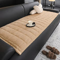 quilted non-slip sofa cover mat in beige haze