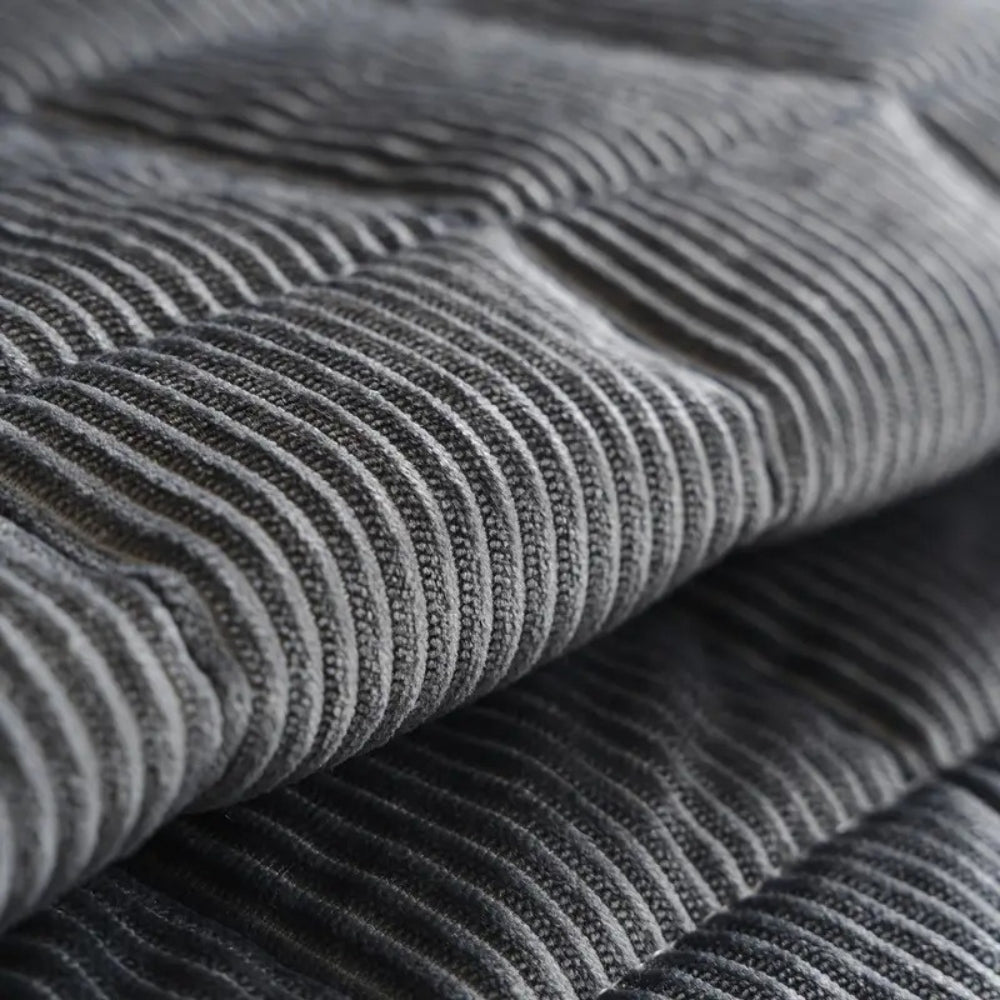 quilted non-slip sofa cover mat in slate haze