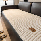 quilted sofa seat cover protector in luxe cream