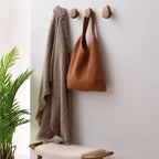 round wall-mounted pebble hooks