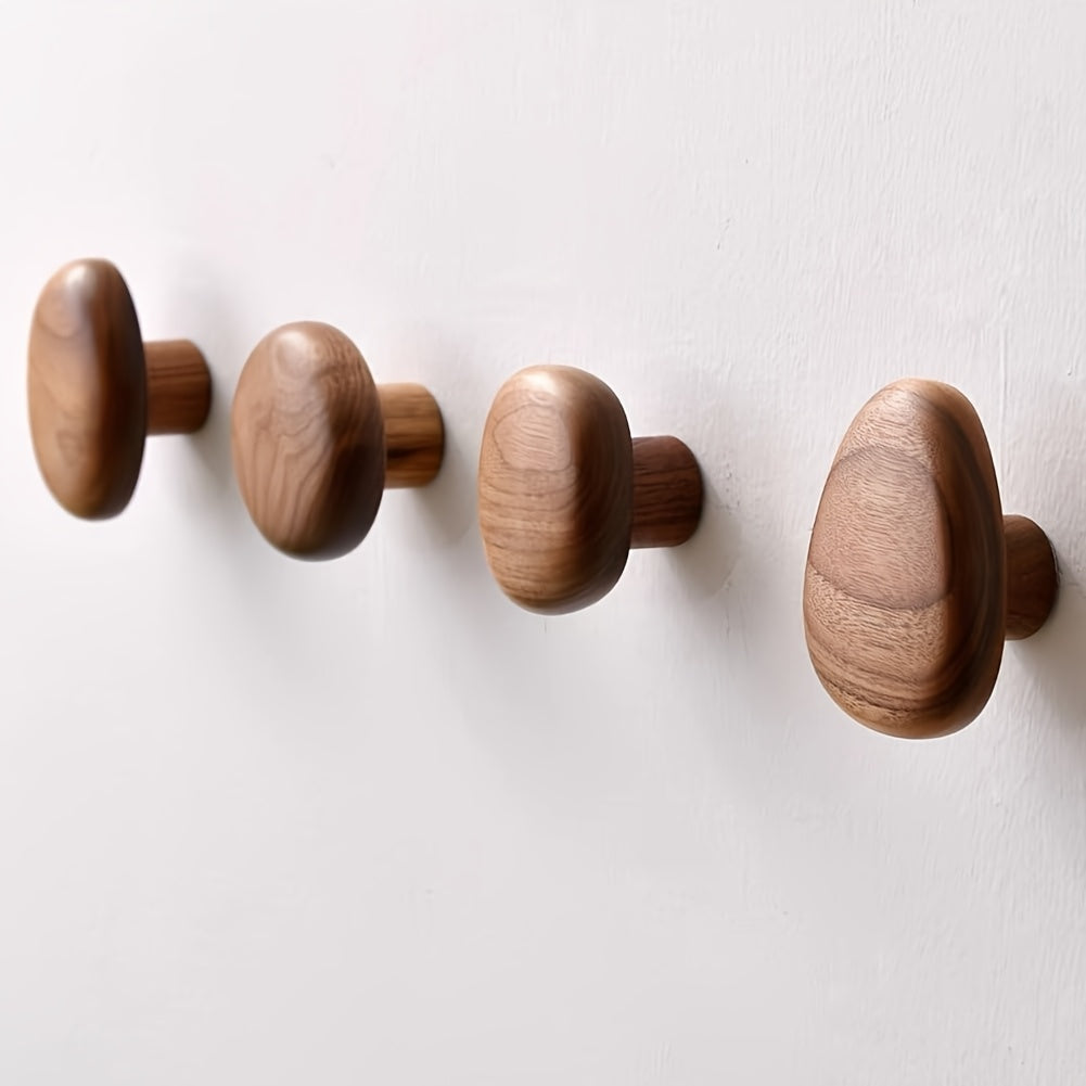 round wall-mounted pebble hooks