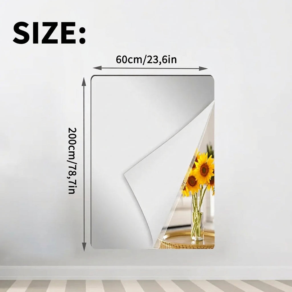 self-adhesive mirror film roll