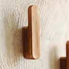 set of 4 wall-mounted coat hooks
