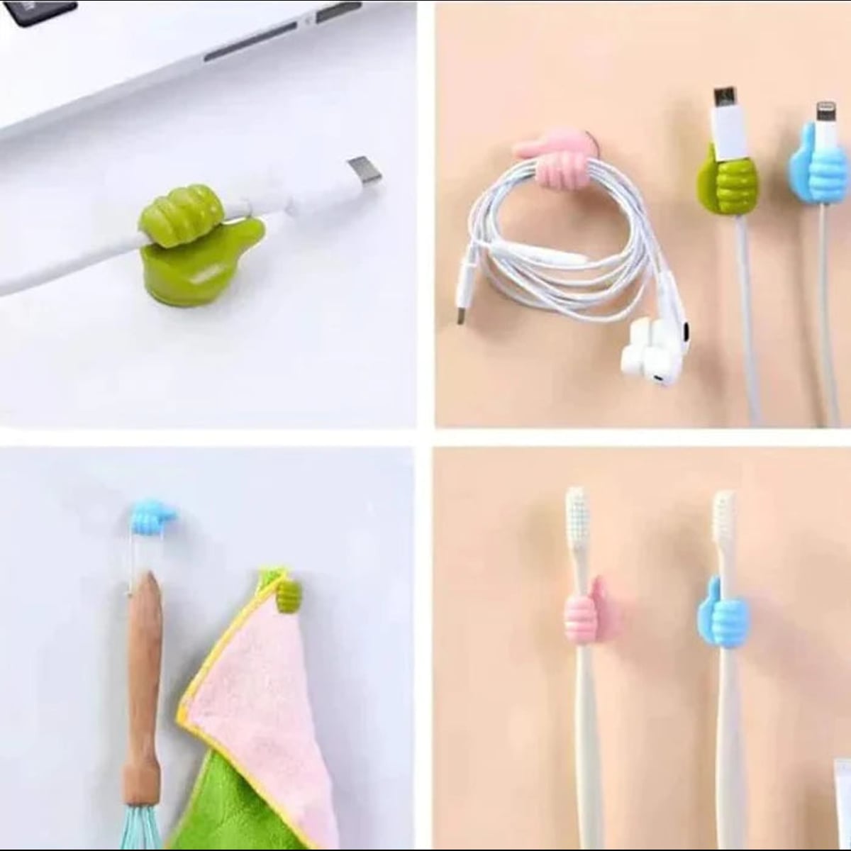 thumb hook self-adhesive wall hooks