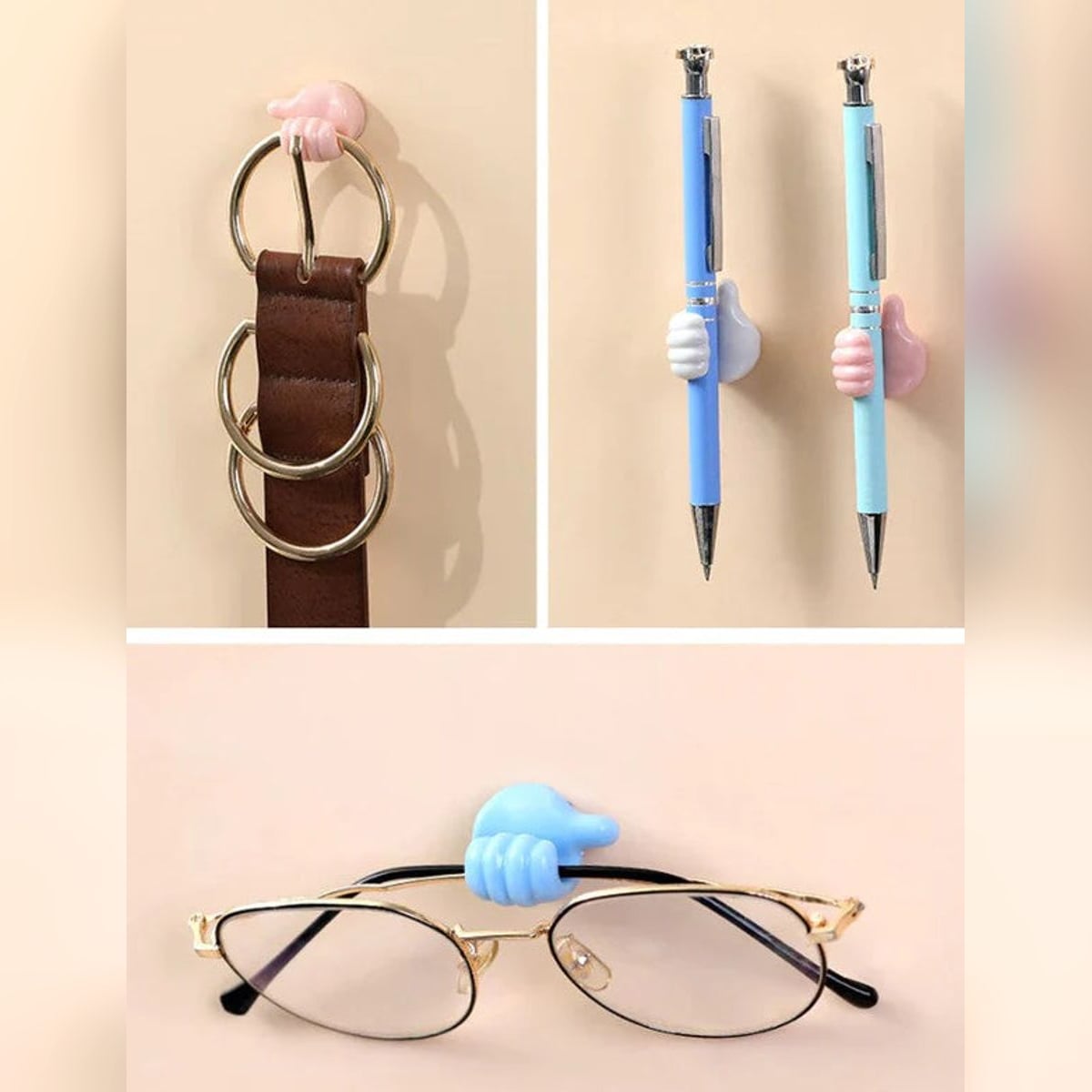 thumb hook self-adhesive wall hooks