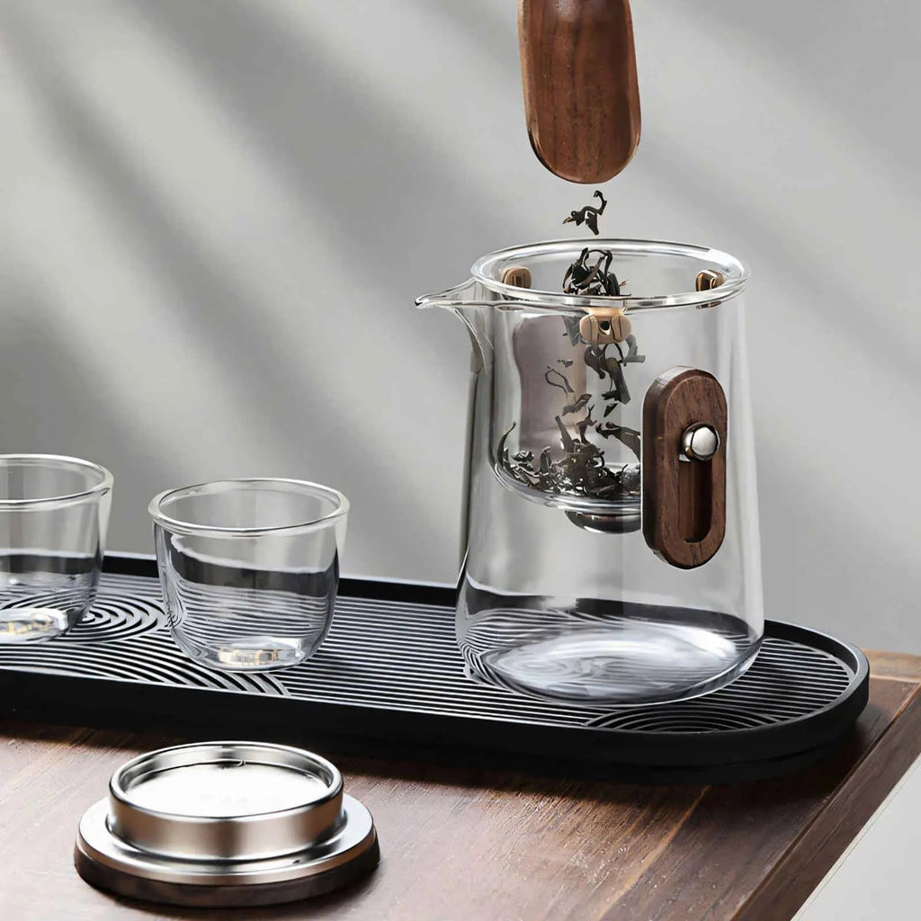 travel tea set with carry case
