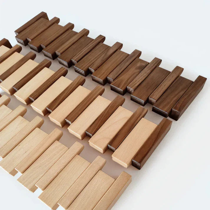 wall-mounted folding hook rack