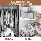 wardrobe drawer organisers set of 3