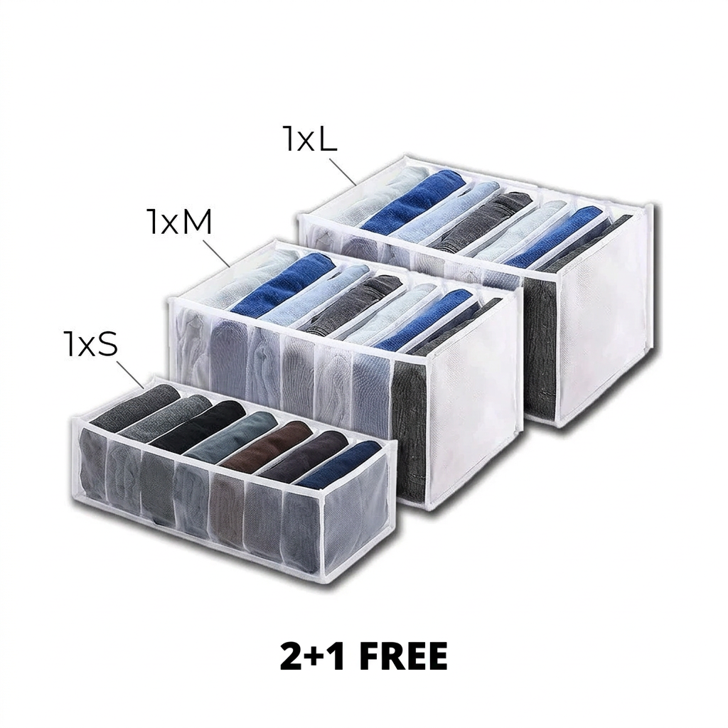 wardrobe drawer organisers set of 3