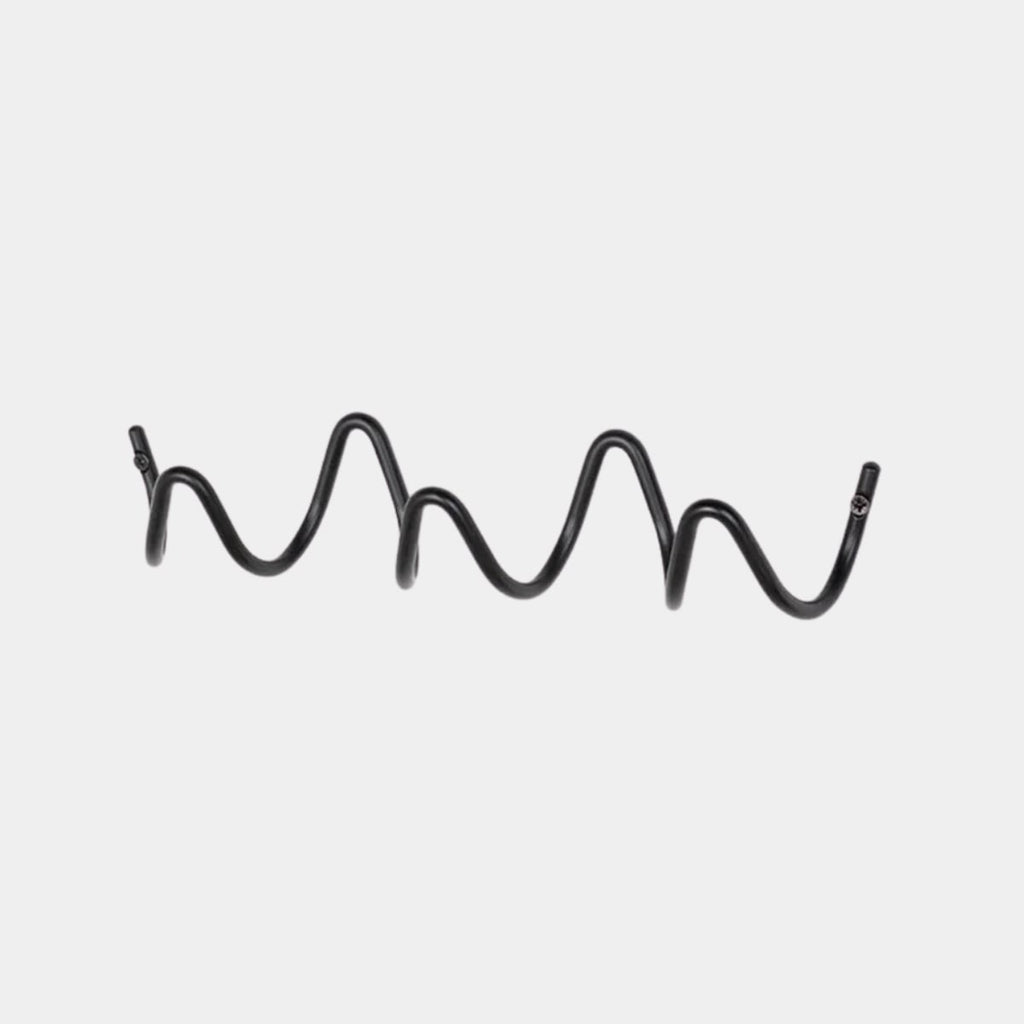 wave wall-mounted coat rack in black