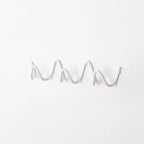 wave wall-mounted coat rack in white