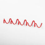 wave wall-mounted coat rack in red