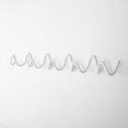 wave wall-mounted coat rack in white