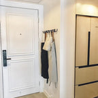 wave wall-mounted coat rack in black