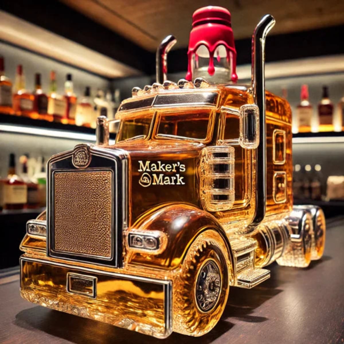 whisky decanter truck