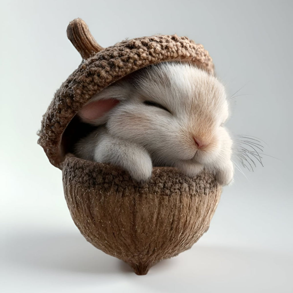 woodland animal acorn christmas tree ornaments