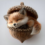 woodland animal acorn christmas tree ornaments