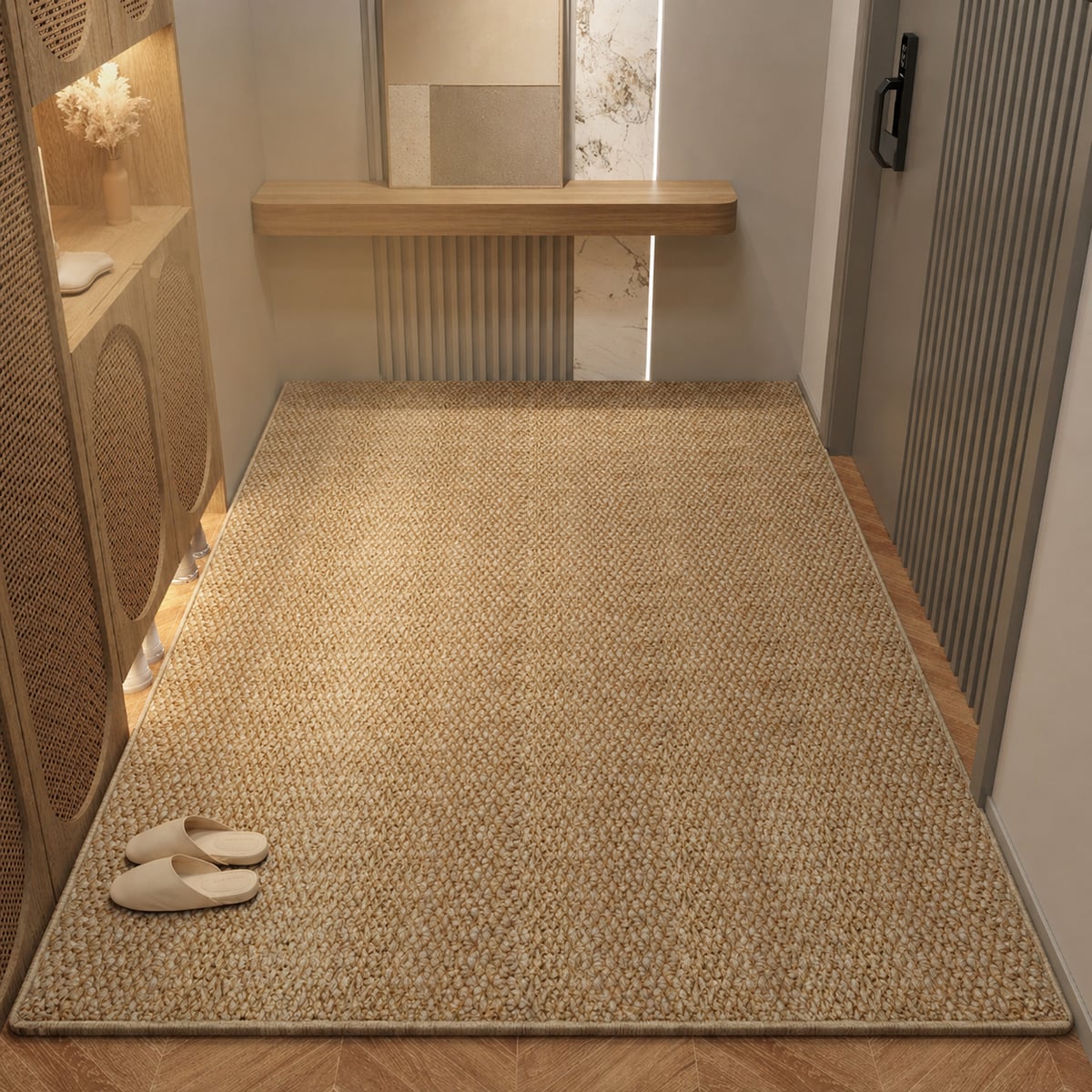 woven indoor hall rug